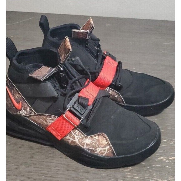 Realtree x Nike Air Force 270 Utility Camo Mens Running Shoe BV6071 001 Sz 7.5 - Picture 1 of 5
